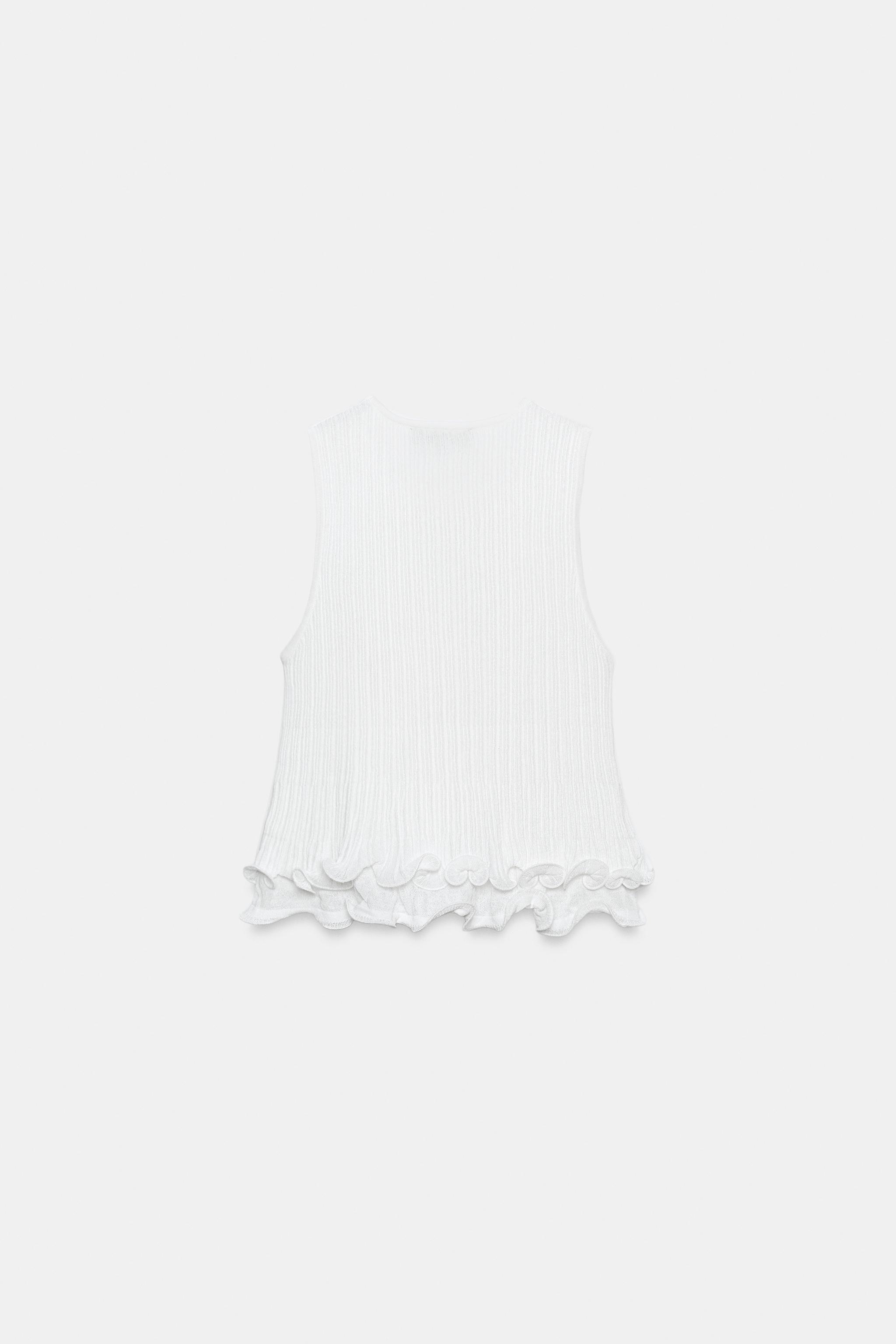 DOUBLE LAYER KNIT TOP